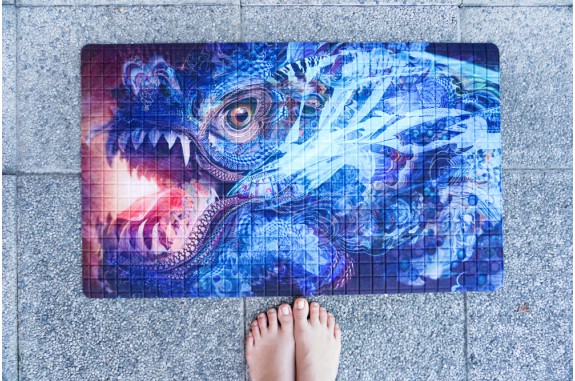 Rohožka - Dragon, 45x75 cm