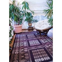 Tkaný koberec Kelim K695F - 160x250 cm, fialový