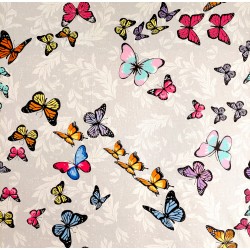 Ervi bavlna š.240 cm - barevné motýlcí č.10532, metráž