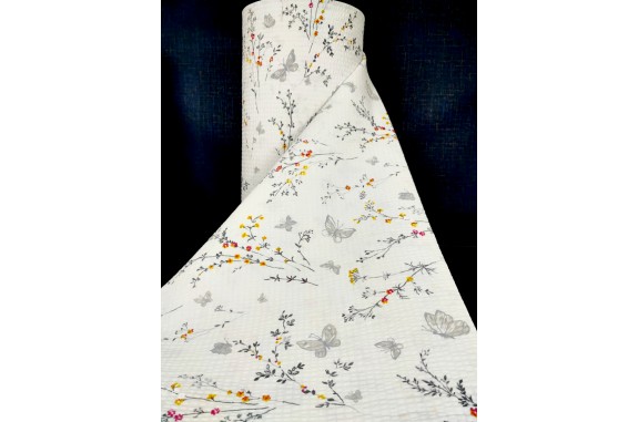 Ervi bavlna-krep š.240 cm -  Romantický vzor - 25515-3, metráž