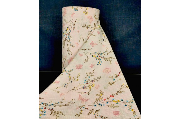 Ervi bavlna-krep š.240 cm -  Romantický vzor - 25515-4, metráž