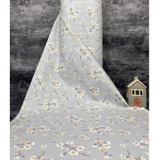 Ervi bavlna š.240cm - květ na šedém č.25732-10, metráž