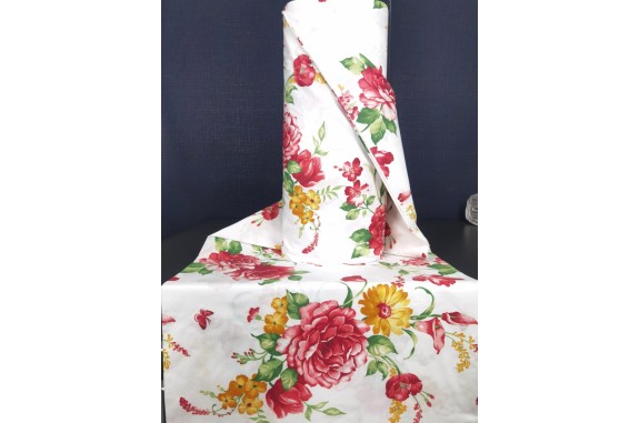 Ervi bavlna š.240 cm -  Květiny - 26560-5, metráž