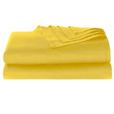 Bavlněné  prostěradlo žluté,  140x240cm 