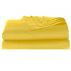 Bavlněné  prostěradlo žluté,  220x240cm 