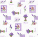 Ubrus PVC Florista  Fl-1311-01 - Lavender, role 20 m 