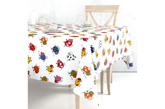 Ubrus PVC Moderno dětský Mo-6064 - kravičky, metráž
