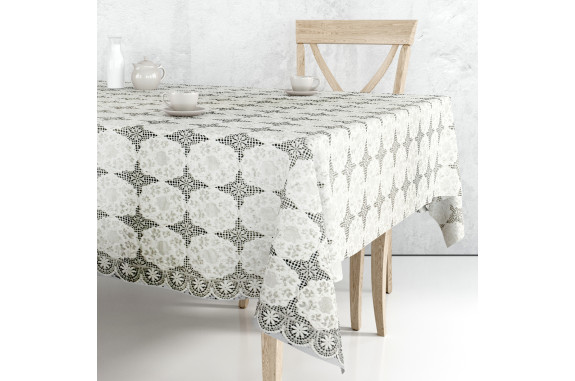 Ubrus PVC Easy Lace- krajkový -3145D, role 132cmx22m