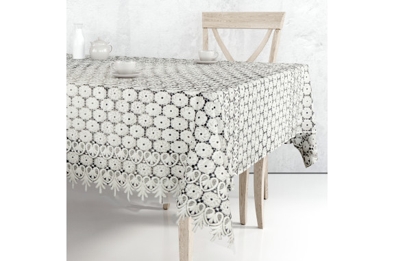 Ubrus PVC Easy Lace- krajkový - 94A, role 132cmx22m