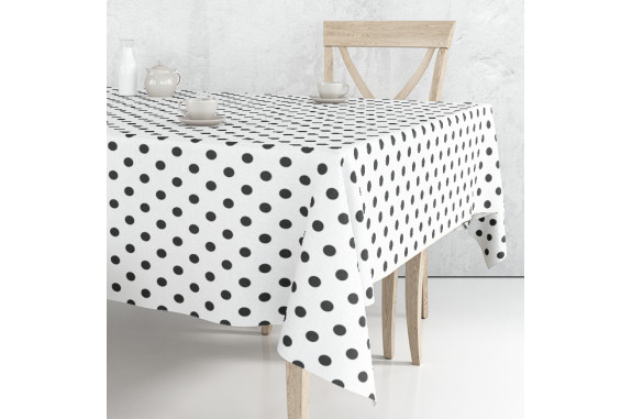 Ubrus PVC Mirella M-097A - puntíky, 20 m x 140 cm