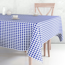 Ubrus PVC Mirella M-152- kostka modrá-140x120cm, kus