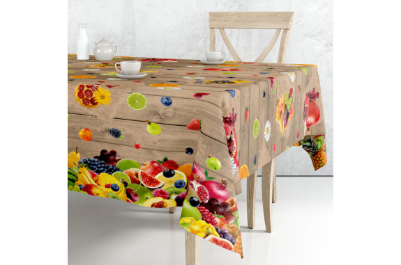 Ubrus PVC Mirella M-194A-Ovoce, 20 m x 140 cm