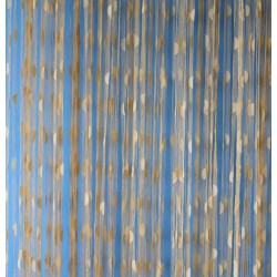 Provázková záclona Ambiance -18-gold, výška 180 cm