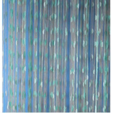 Provázková záclona Ambiance -18-tyrkysová, výška 180 cm