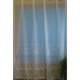 Voálová krémová záclona s  výšivkou - 2057, výška 180cm, metráž