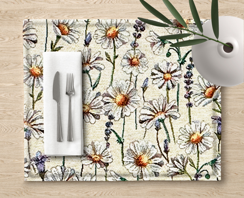 Ervi Gobelínové prostírání na stůl - Louka kopretin