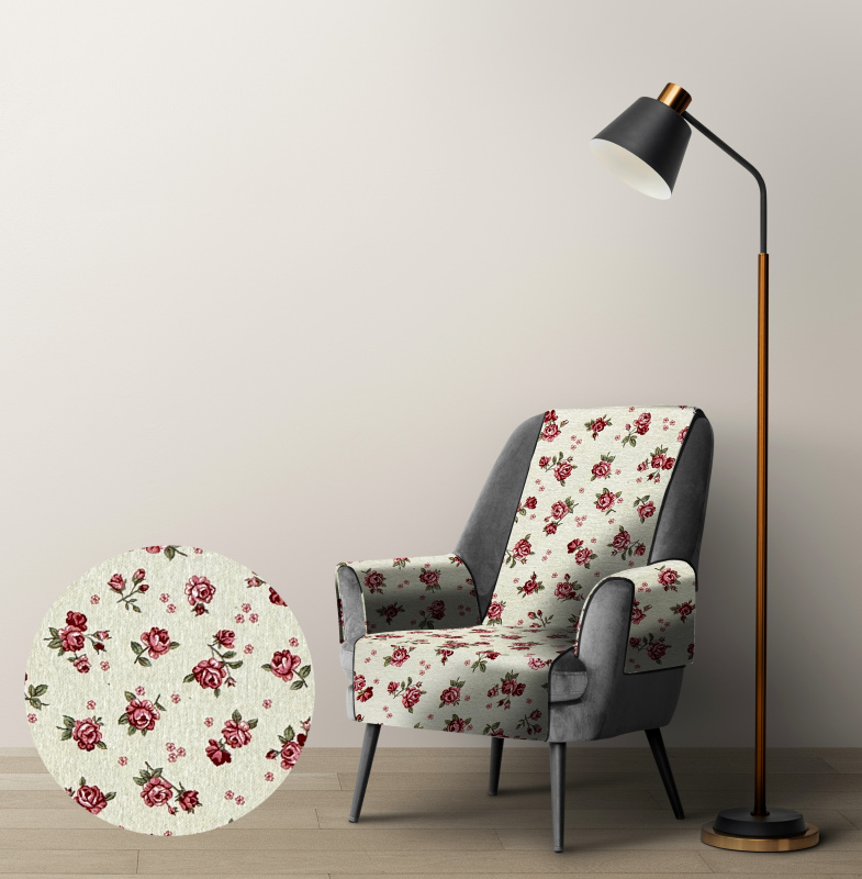 Ervi Gobelínový přehoz na křeslo - Polibek růže