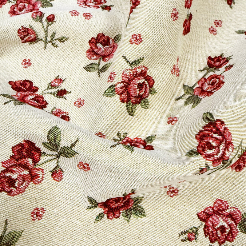 Ervi Gobelínový zatemňovací termo závěs - Polibek růže