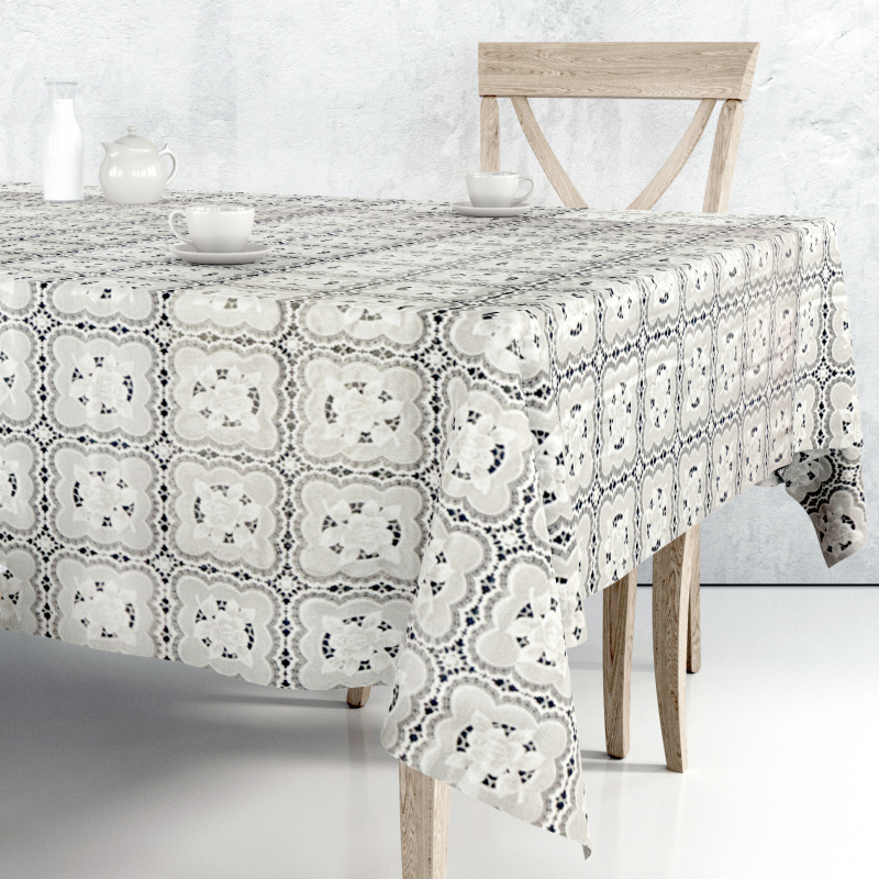 Ubrus PVC krajkový EL-17C, metráž šířka 132cm