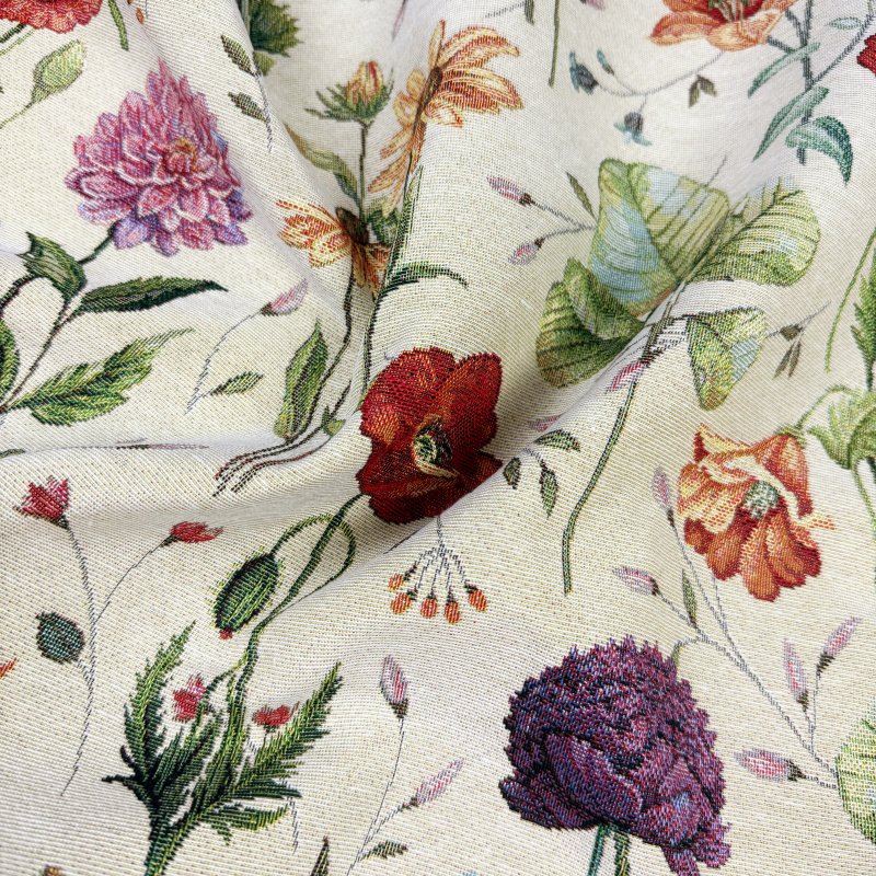 Ervi povlak na polštář Gobelínový - Květinová romance