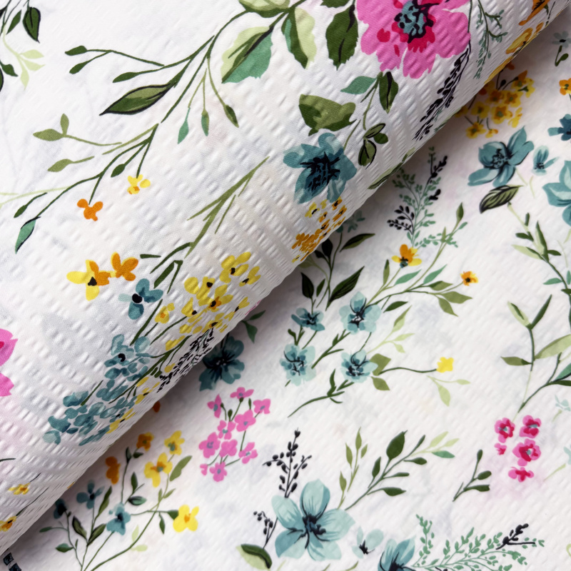 Ervi bavlna - Krep š.240 cm - Sladký Rozkvet 2 č.27485-4, metráž