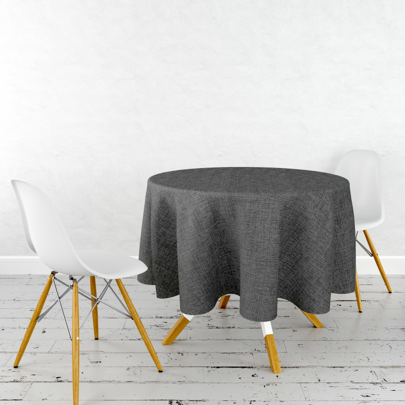 Ubrus PVC kulatý M-050D - Tkaná elegance (různé velikosti)