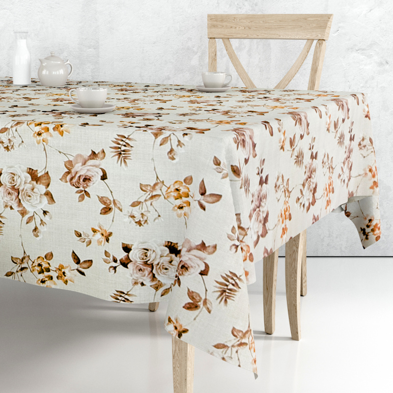 Ubrus PVC M-126B - Jemná romantika (různé velikosti)