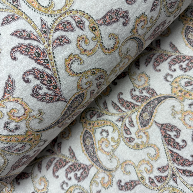 Ervi FLANELOVÉ napínací prostěradlo - Teplý ornament