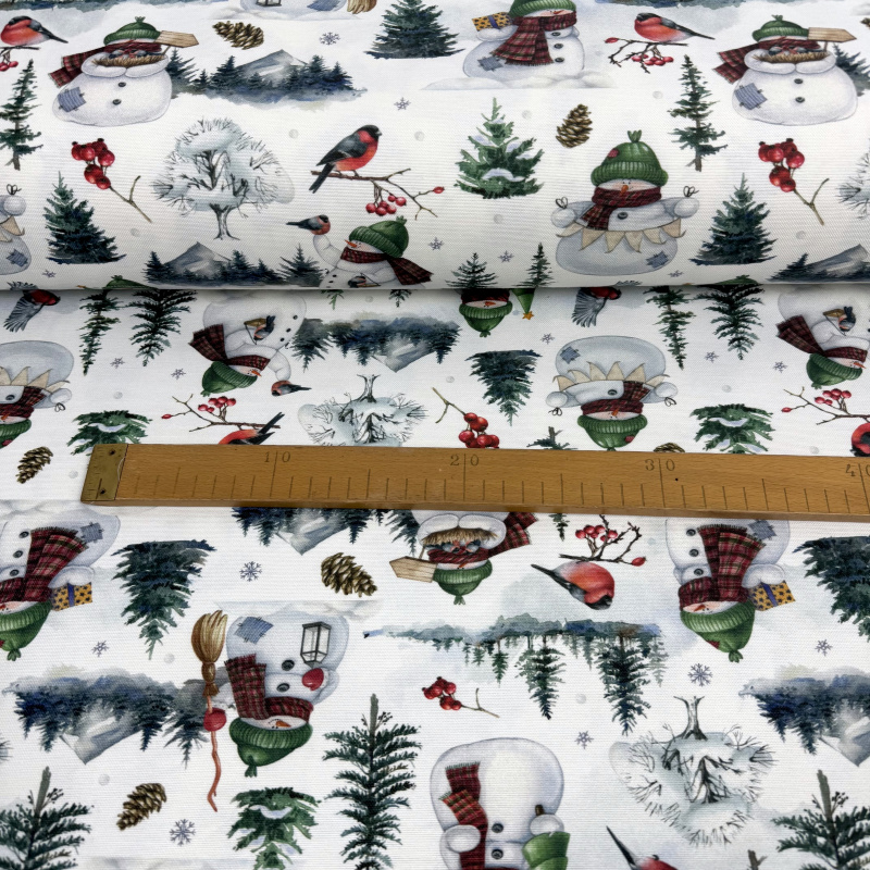 Ervi Teflonový běhoun na stůl Royal Lux - Kouzlo zimy