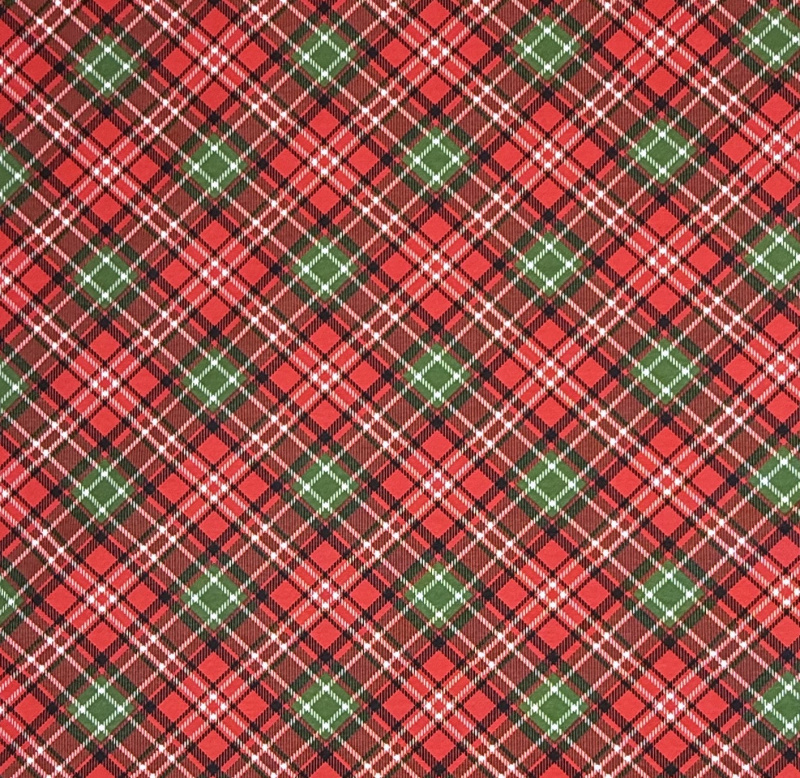 Ervi Teflonový ubrus na stůl oválný Royal Lux - Vánoční káro