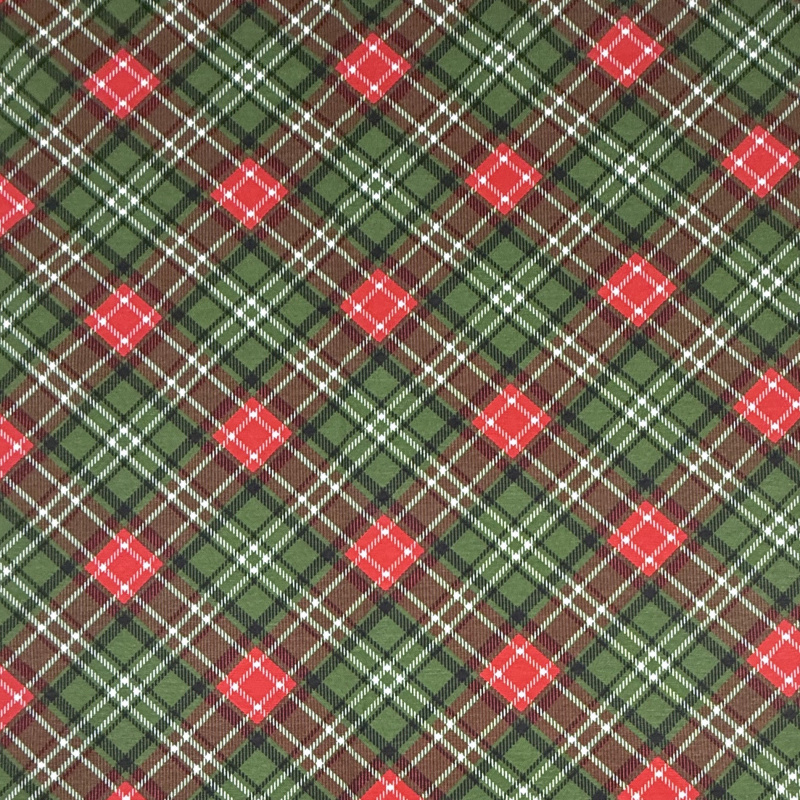 Ervi Teflonový ubrus na stůl obdélníkový Royal Lux - Tartan vánoční