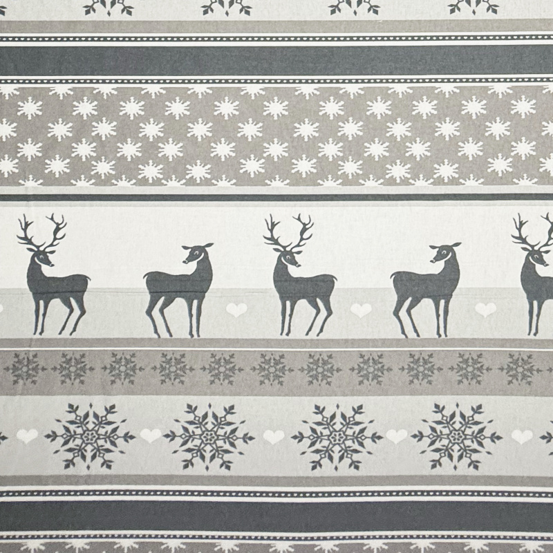 Ervi Bavlněná flanelová látka/plátno š.240cm Polární klid - 23342-3, metráž