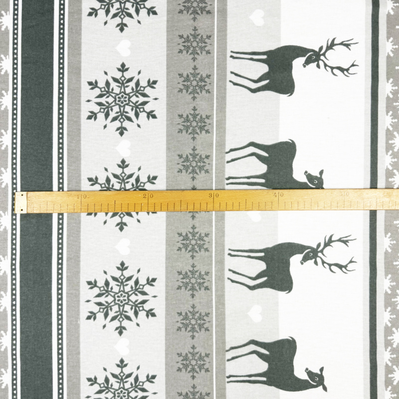 Ervi FLANELOVÉ bavlněné povlečení - Teplý ornament