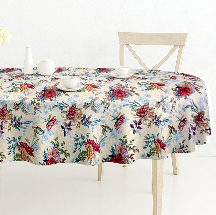 Ervi Gobelínový ubrus na stůl oválný - Little Birds