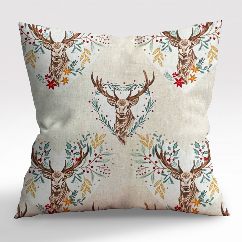 Ervi povlak na polštář FLANELOVÝ - Jelení Kouzlo