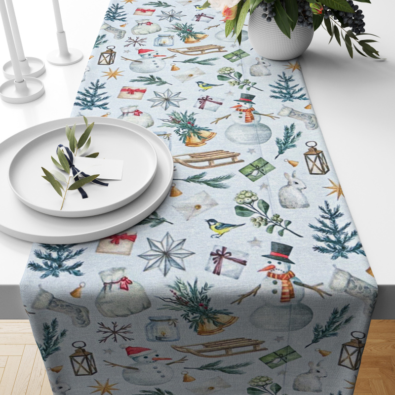 Ervi Teflonový běhoun na stůl Royal Lux - Vánoční chvíle