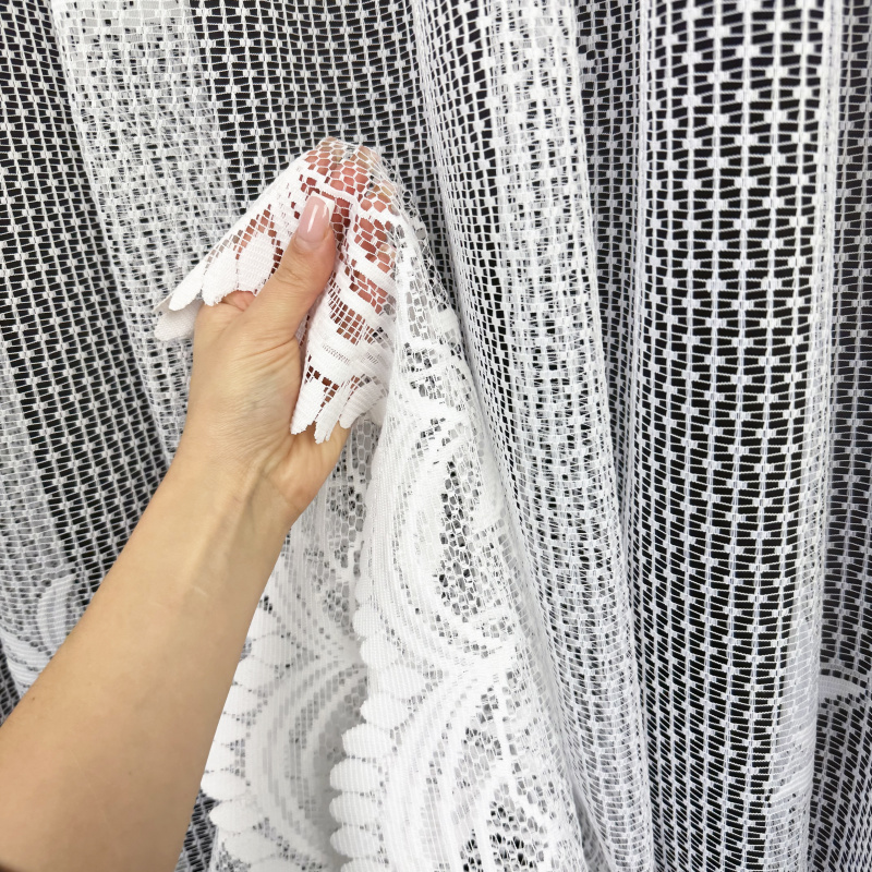 Ervi žakárová záclona bílá 20254, metráž