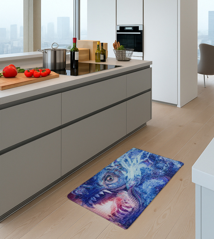 Multifunkční kobereček - Dragon, 45x75 cm