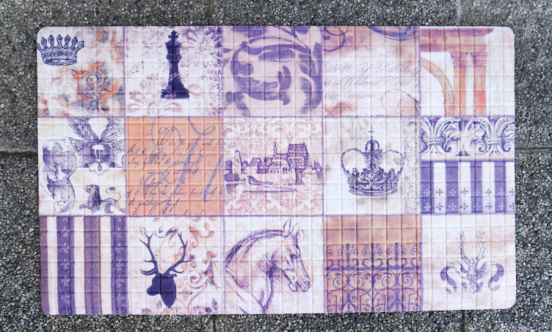 Multifunkční kobereček - Retro, 45x75 cm