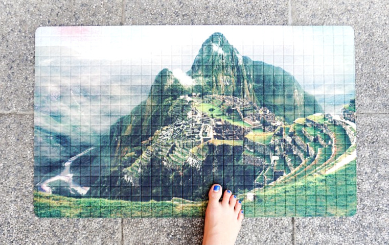 Multifunkční kobereček - Mountain, 45x75 cm