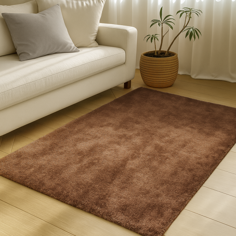 Koberec kusový Sebano hnědý (různé velikosti)