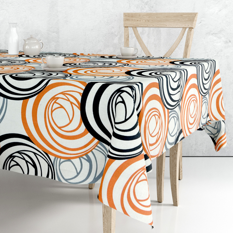 Ervi dekorační ubrus na stůl čtvercový - Retro Víry