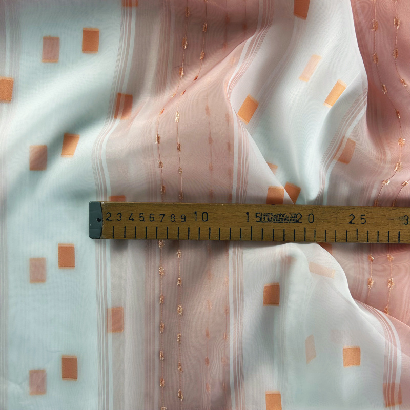 Ervi voálová látka /záclona  960-04 meruňková