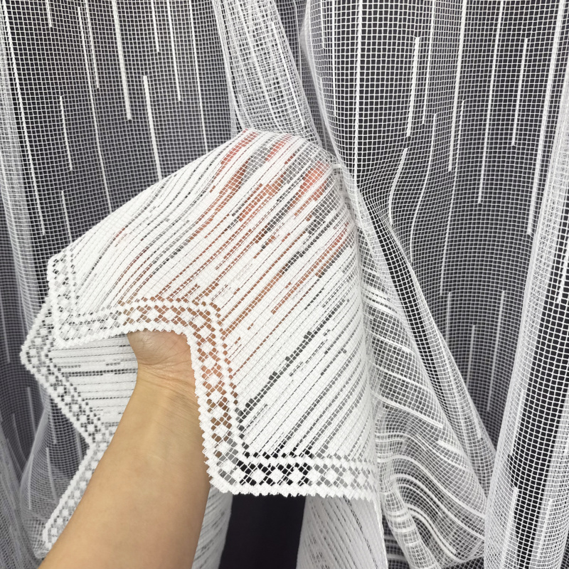 Ervi žakárová záclona bílá 20255, metráž