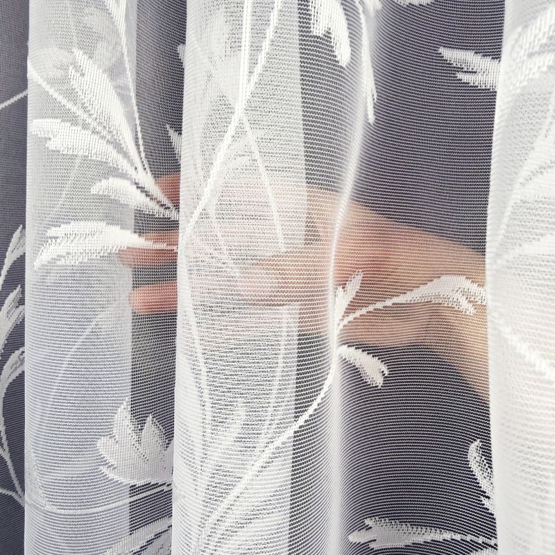 Ervi žakárová záclona bílá 2686, metráž