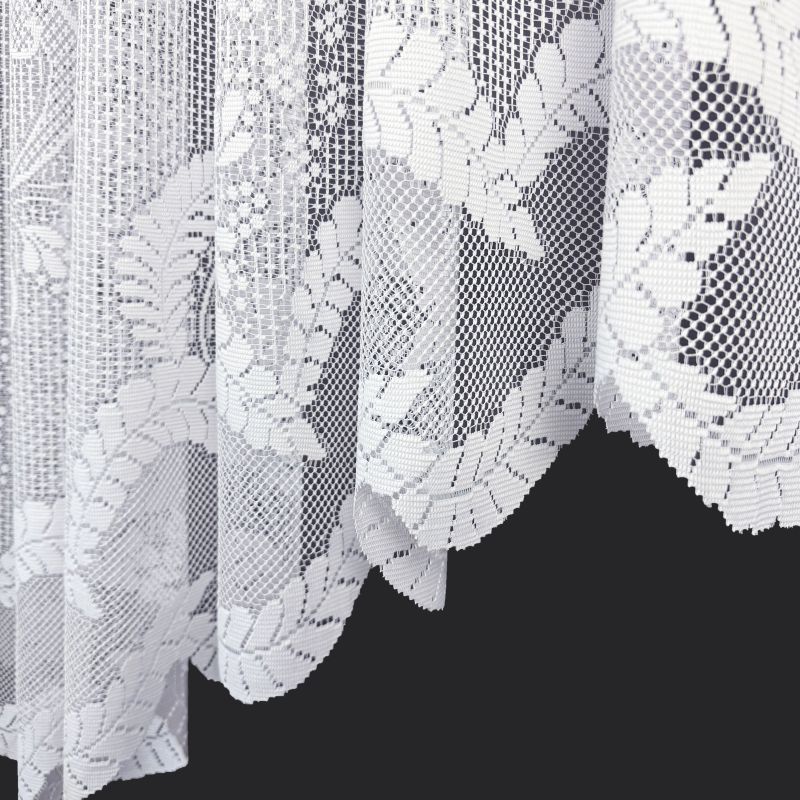 Ervi oblouková hotova záclona s řasící páskou - 4010