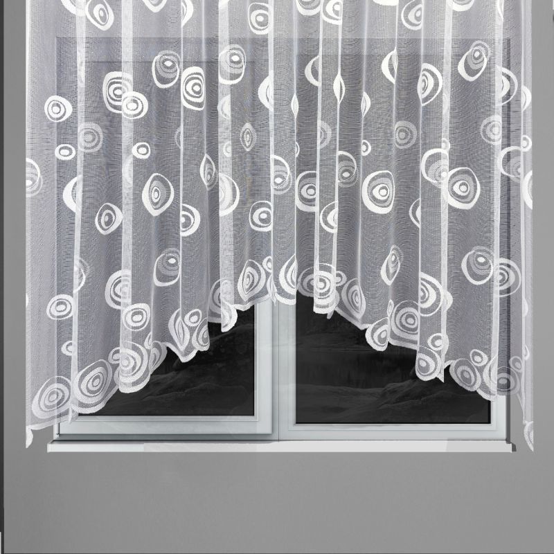 Ervi oblouková hotova záclona s řasící páskou - 7044 new