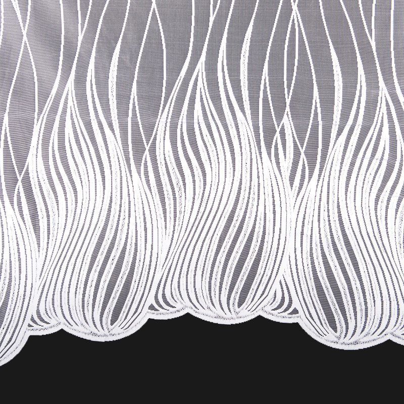 Ervi oblouková hotová záclona s řasící páskou - 7505