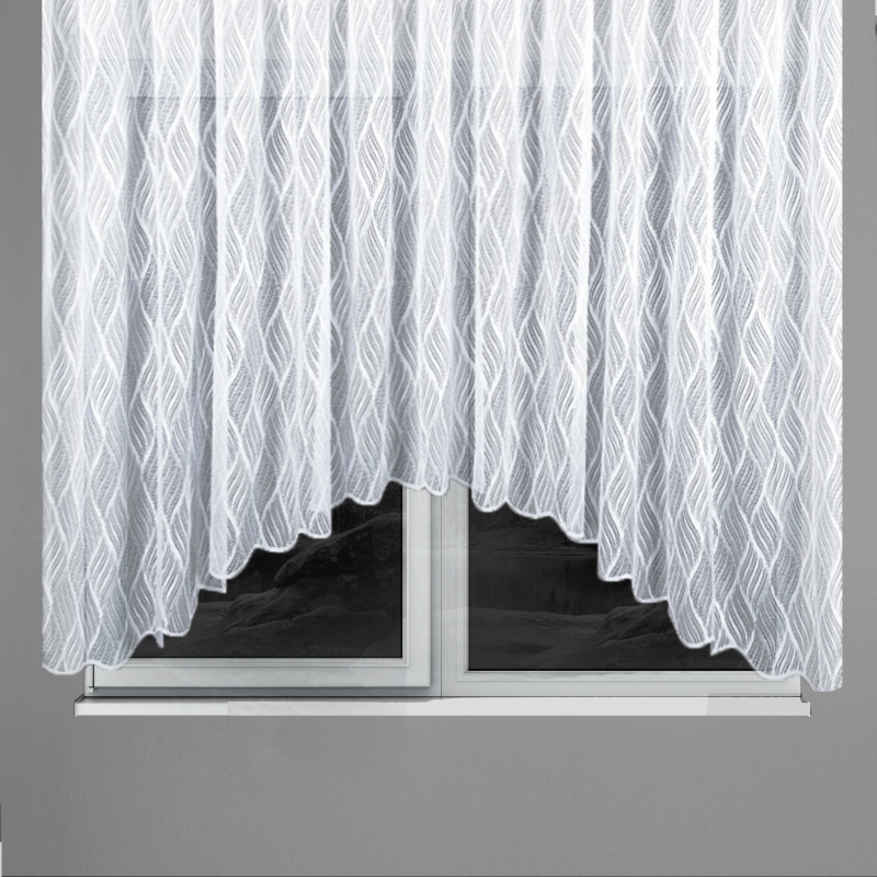 Ervi oblouková hotová záclona s řasící páskou - 7171