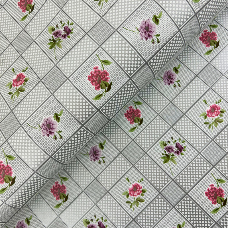 Ubrus PVC DC-680 šedostříbrný